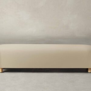 The Perry Bench - Performance Linen Weave Prairie