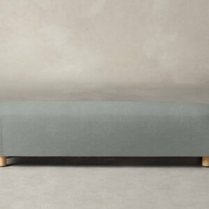 The Perry Bench - Performance Mélange Weave Seaglass