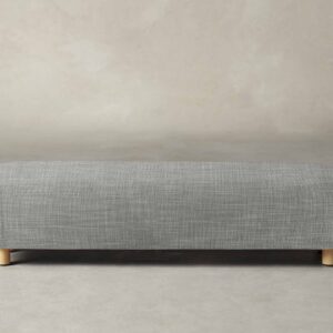 The Perry Bench - Performance Textured Tweed Dove