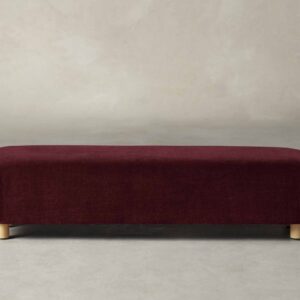 The Perry Bench - Performance Velvet Merlot
