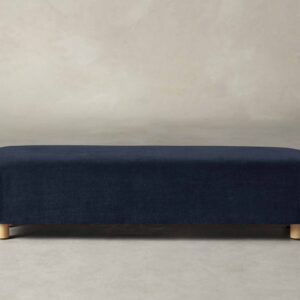 The Perry Bench - Performance Velvet Midnight