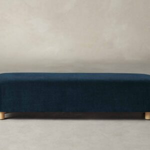 The Perry Bench - Performance Velvet Sapphire