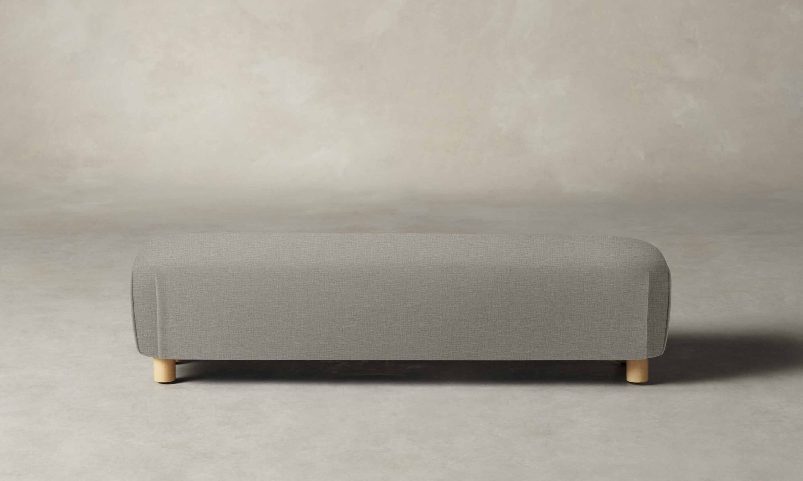 The Perry Bench - Performance Woven Chenille Steel
