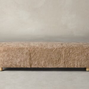 The Perry Bench - Shearling Toffee