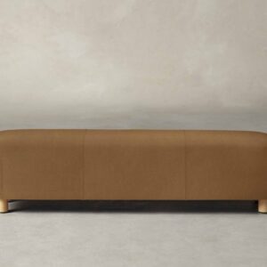 The Perry Bench - Tuscan Leather Camel