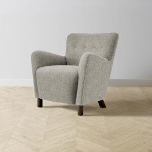 The Perry Chair - Heritage Belgian Linen Agate