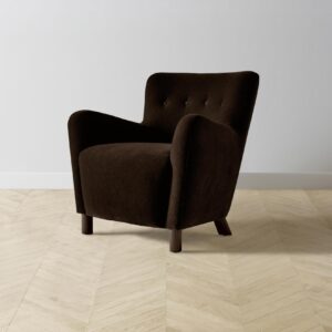 The Perry Chair - Mohair Chocolate