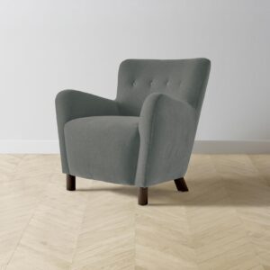 The Perry Chair - Mohair Fog