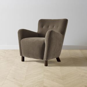 The Perry Chair - Mohair Mink