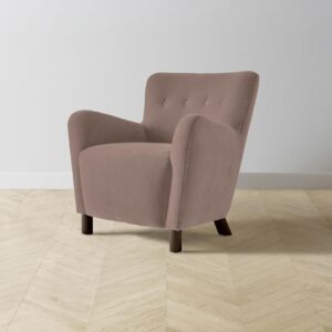 The Perry Chair - Mohair Peony