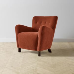 The Perry Chair - Mohair Spice