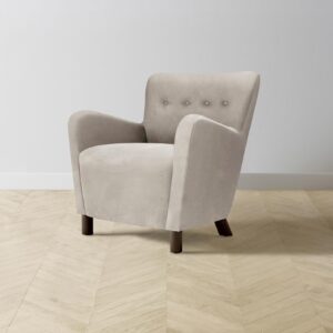 The Perry Chair - Nubuck Leather Sail