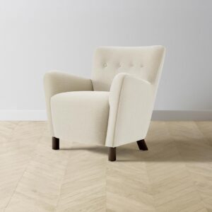 The Perry Chair - Performance Linen Weave Prairie