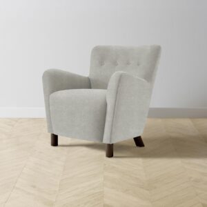 The Perry Chair - Performance Mélange Weave Flint