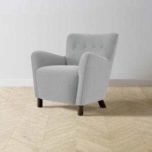 The Perry Chair - Performance Linen Weave Cloud