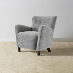 The Perry Chair - Performance Textured Tweed Alpine
