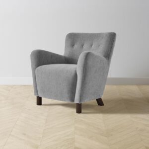 The Perry Chair - Performance Tweed Smoke