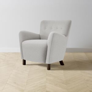 The Perry Chair - Performance Woven Chenille Steel