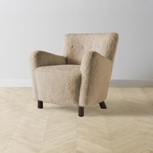 The Perry Chair - Shearling Toffee