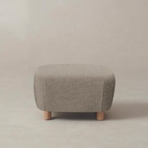The Perry Ottoman - Merino Wheat