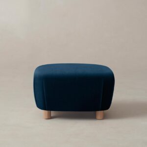 The Perry Ottoman - Mohair Admiral