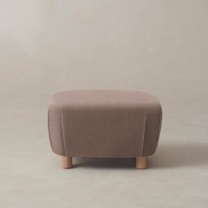 The Perry Ottoman - Mohair Peony