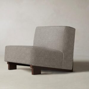 The Remsen Chair - Heritage Belgian Linen Agate