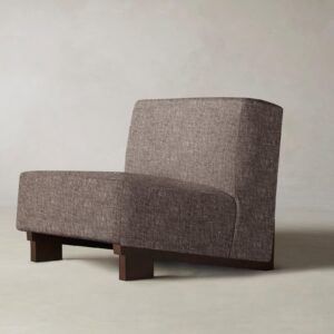 The Remsen Chair - Heritage Belgian Linen Carob