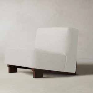 The Remsen Chair - Heritage Belgian Linen Egret