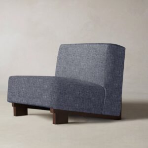 The Remsen Chair - Heritage Belgian Linen Lake