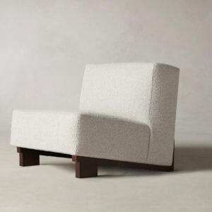 The Remsen Chair - Italian Bouclé Fossil