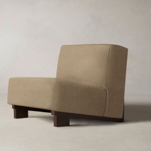 The Remsen Chair - Italian Brushed Wool Fox