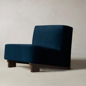 The Remsen Chair - Mohair Admiral