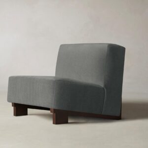 The Remsen Chair - Mohair Fog