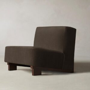 The Remsen Chair - Mohair Mink