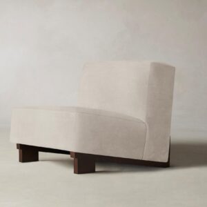 The Remsen Chair - Nubuck Leather Sail
