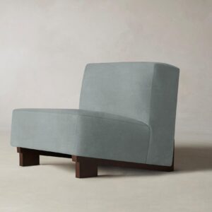 The Remsen Chair - Nubuck Leather Tide