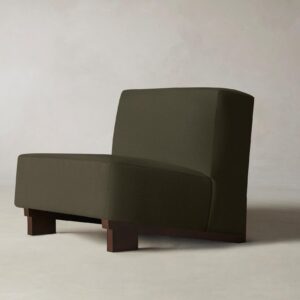 The Remsen Chair - Pebbled Leather Truffle