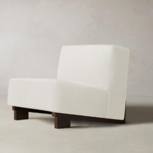 The Remsen Chair - Performance Linen Weave Flour