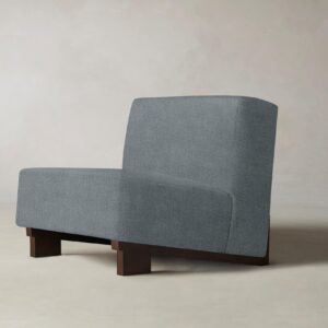 The Remsen Chair - Performance Mélange Weave Aegean