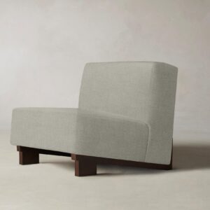 The Remsen Chair - Performance Mélange Weave Flint