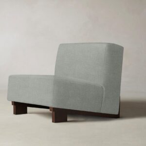 The Remsen Chair - Performance Mélange Weave Seaglass