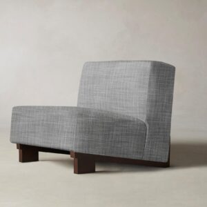 The Remsen Chair - Performance Textured Tweed Alpine