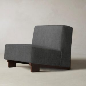 The Remsen Chair - Performance Tweed Smoke