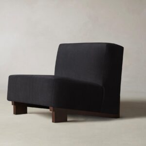 The Remsen Chair - Performance Velvet Flannel
