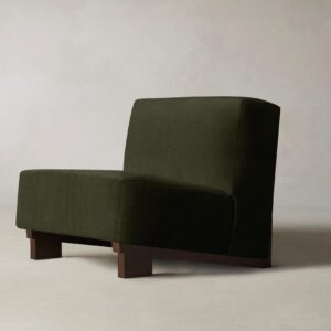 The Remsen Chair - Performance Velvet Olive