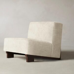 The Remsen Chair - Tuscan Leather Bisque