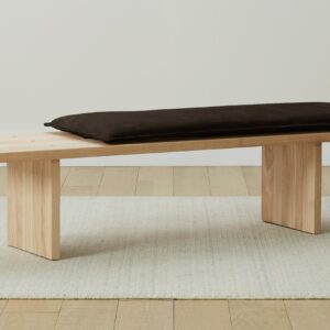 The Reyes Bench - Nubuck Leather Espresso