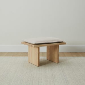 The Reyes Stool - Nubuck Leather Sail