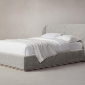 The Smith Bed - Heritage Belgian Linen Agate